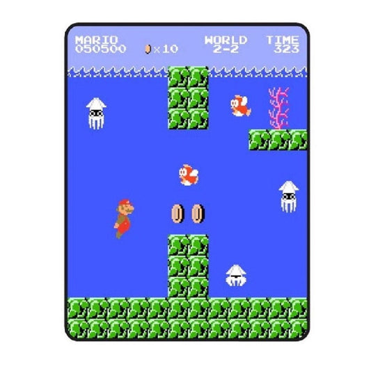 Super Mario Bros. Super Plush Throw
