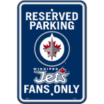 NHL: Winnipeg Jets Reserved Parking Sign