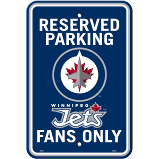 NHL: Winnipeg Jets Reserved Parking Sign