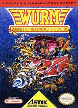 Original NES - Wurm Journey to the Center of the Earth! (Used)
