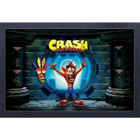 Crash Bandicoot Portal Framed Print