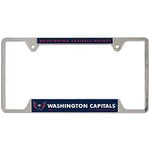 Metal License Plate Frame - Washington Capitals