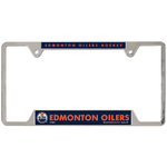 Metal License Plate Frame - Edmonton Oilers