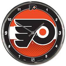 Philadelphia Flyers - Chrome Wall Clock
