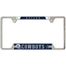 Metal License Plate Frame - Dallas Cowboys