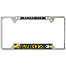 Metal License Plate Frame - Green Bay Packers