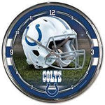 Indianapolis Colts Chrome Wall Clock