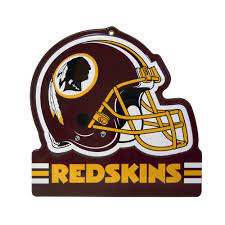 Washington Redskins Metal Helmet Sign