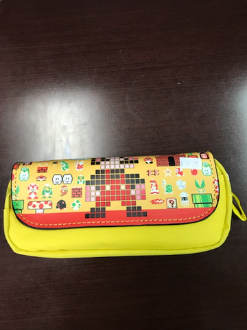 Pixel Mario Yellow Pencil Case