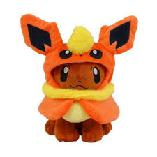 Eevee in Flareon Cape - Pokemon Plush