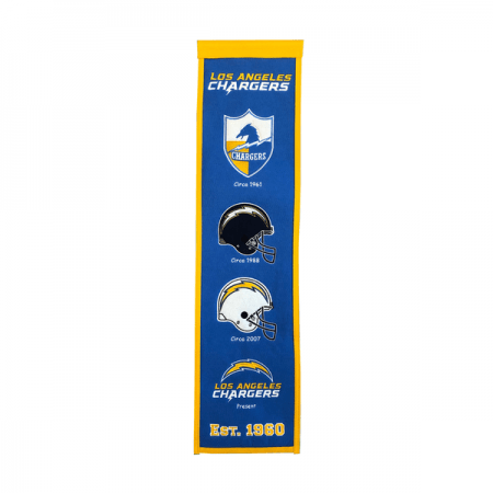 Los Angeles Chargers Heritage Banner