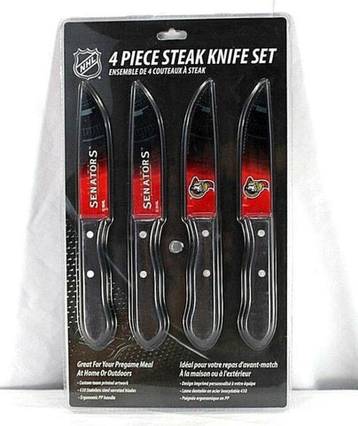 4 Piece Steak Knife Set-Ottawa Senators