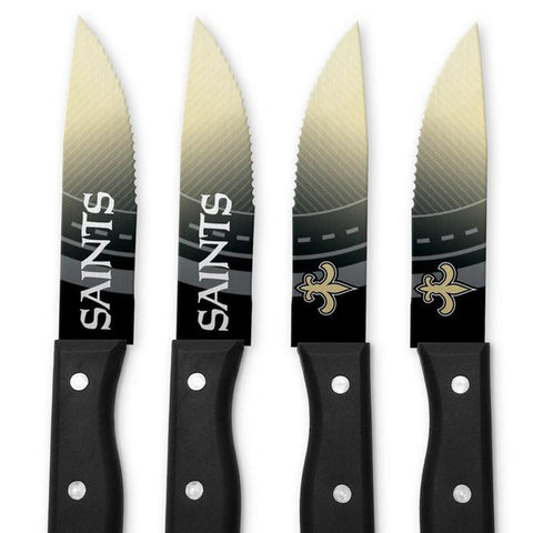 4 Piece Steak Knife Set-New Orleans Saints