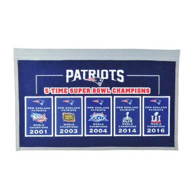 New England Patriots Rafter Raiser Banner