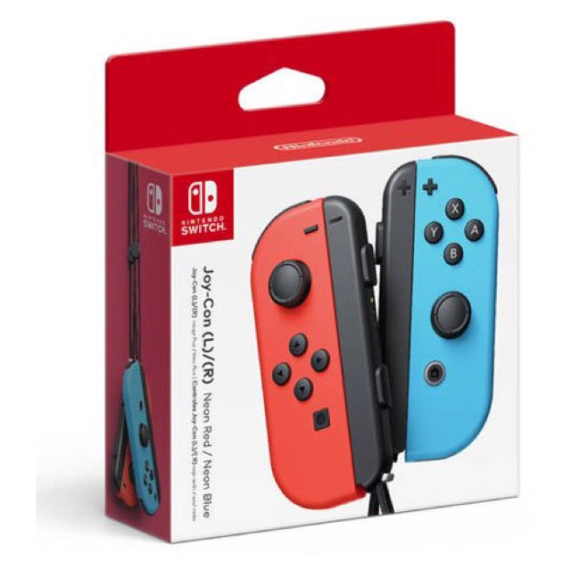Joy Con Neon Red/Neon Blue Controller for Switch
