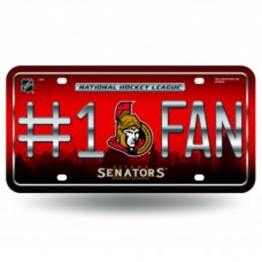 Ottawa Senators #1 Fan License Plate