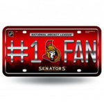 Ottawa Senators #1 Fan License Plate