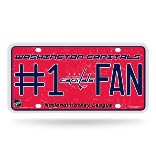 Washington Capitals #1 Fan License Plate
