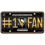 Pittsburgh Penguins - #1 Fan License Plate