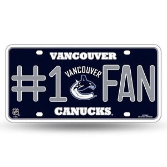 Vancouver Canucks #1 Fan License Plate