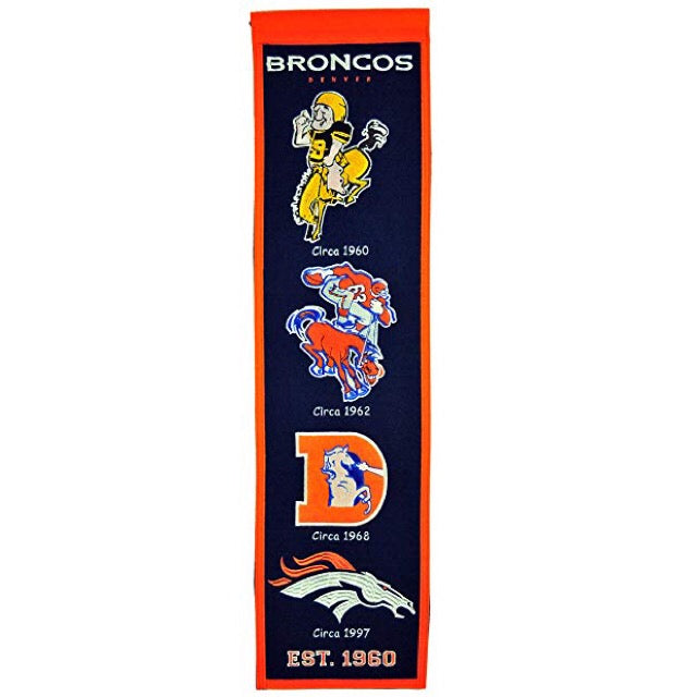 Denver Broncos Heritage Banner