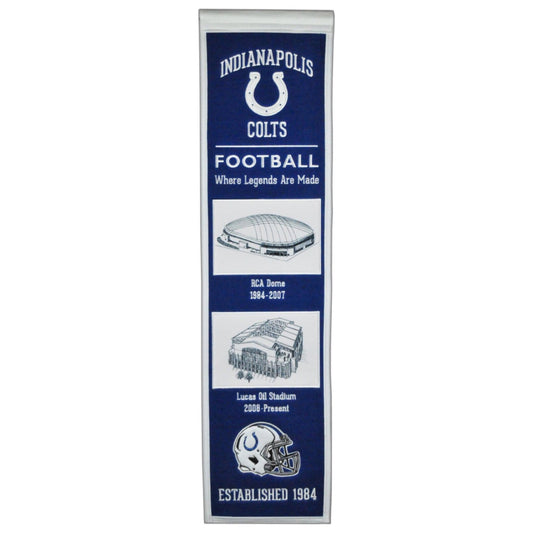 Indianapolis Colts Stadium Evolution Banner