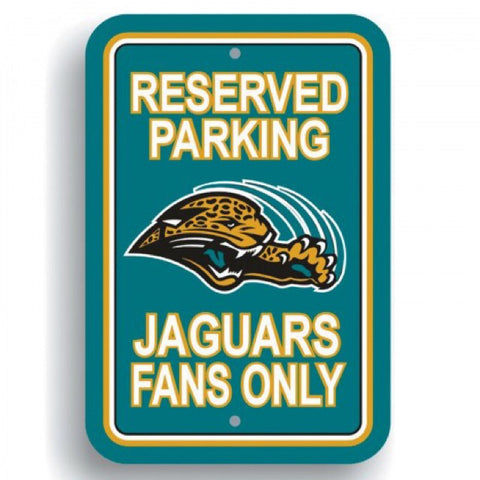 Jacksonville Jaguars Reserved Parking Sign