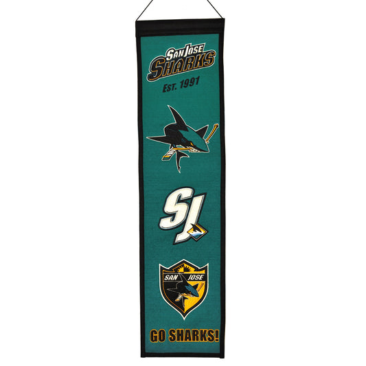 San Jose Sharks Heritage Banner