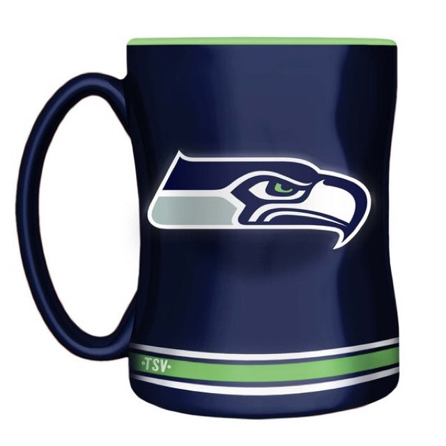 Seattle Seahwaks : NFL - Sculpted Mug