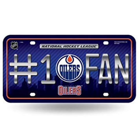 Edmonton Oilers #1 Fan License Plate