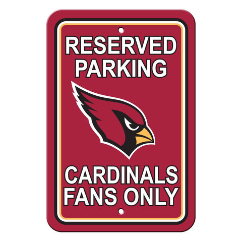 Arizona Cardinals Reserved Parking Sign