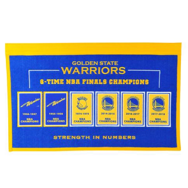 Golden State Warriors Rafter Raiser Banner