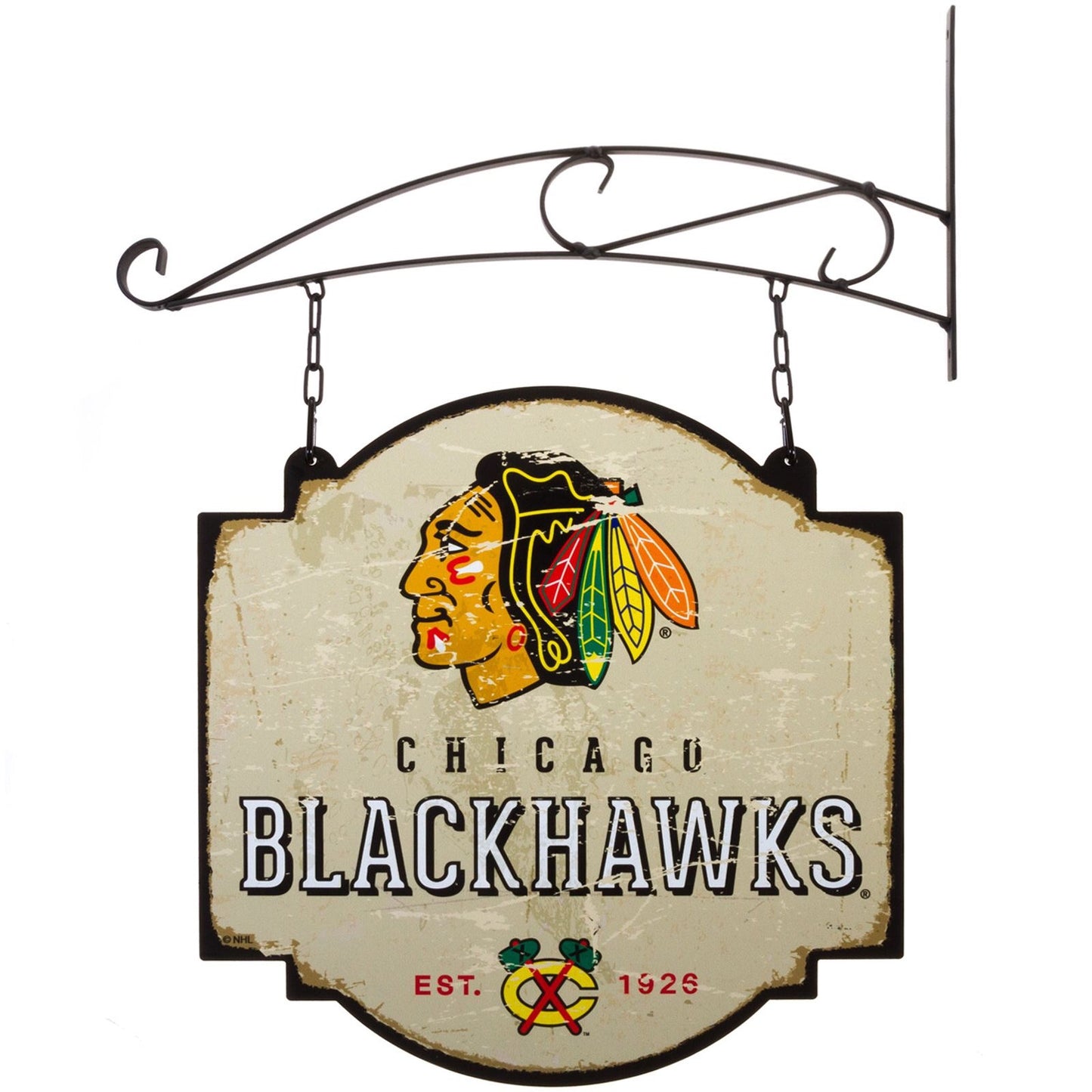 Chicago Blackhawks Tavern Sign