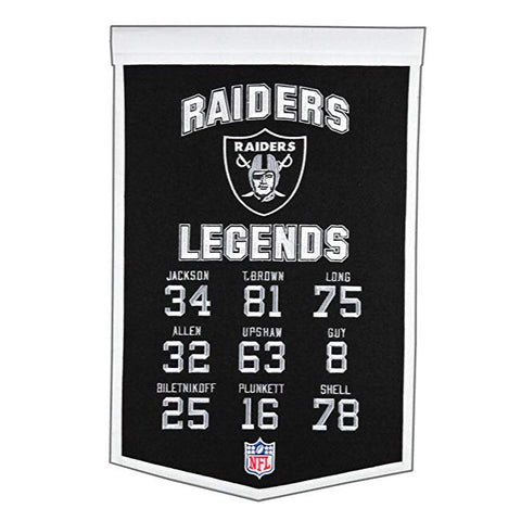 Oakland Raiders Legends Banner