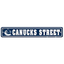 NHL: Vancouver Canucks Street Sign